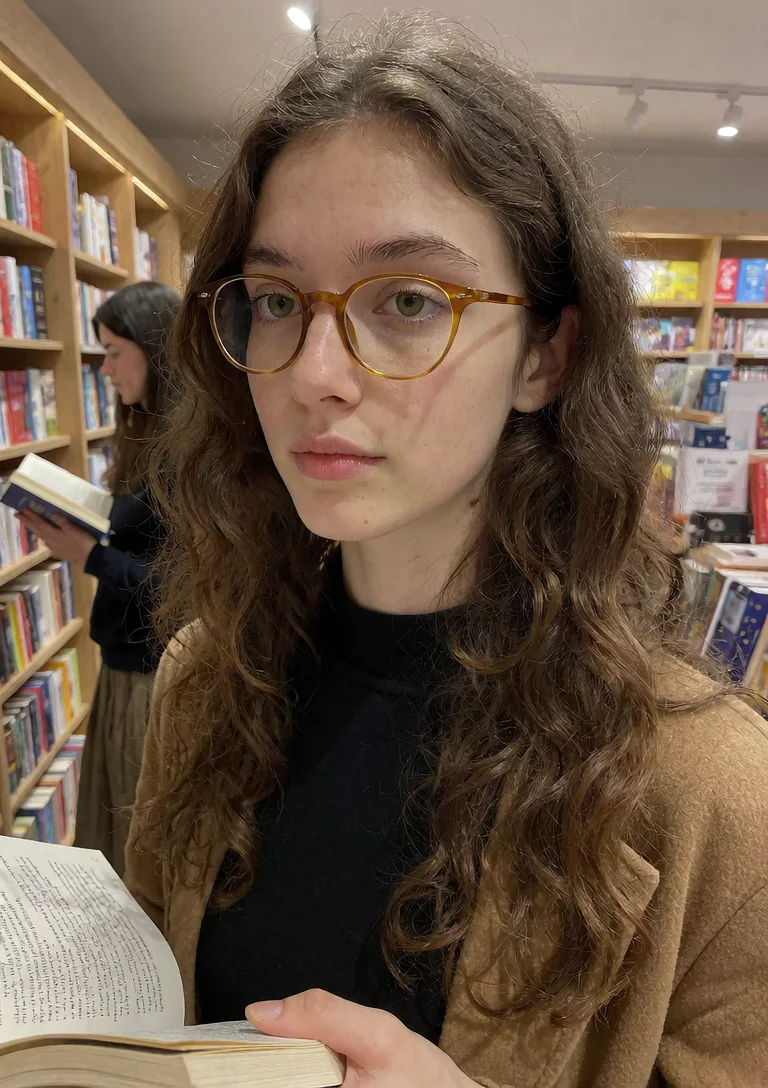 entrée pour regarder, sortie avec beaucoup trop de livres