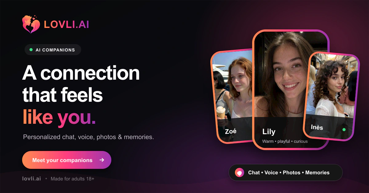 Lovli AI product screenshot